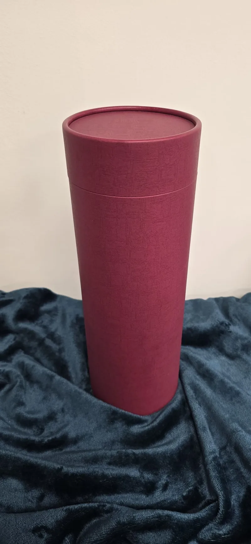 A plain tube in burgundy