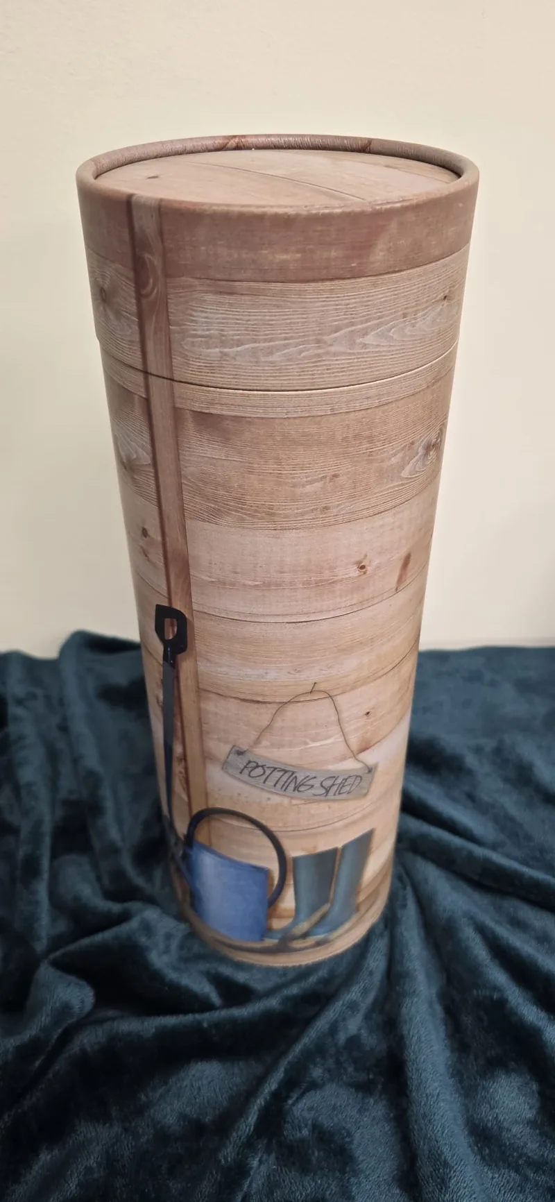 Printed with weathered wood