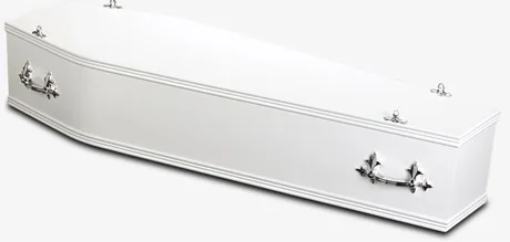 Pastel coffin