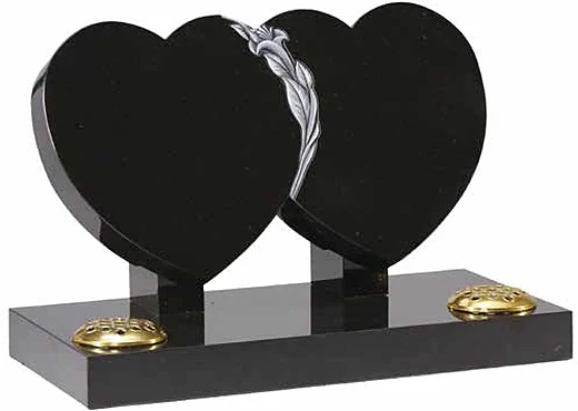 Entwined double hearts — Ruby Red, catalogue reference WG152
